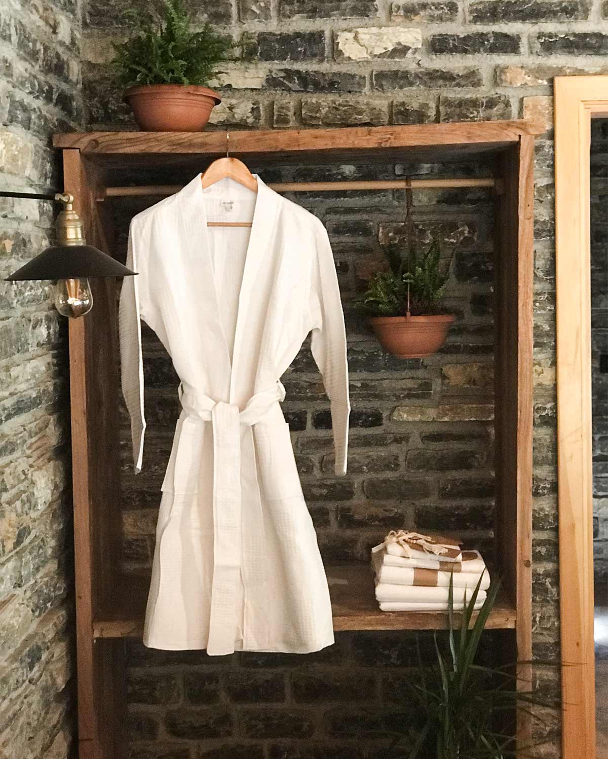 Santorini Collection Spa Set of 4 pieces - White - Image 2