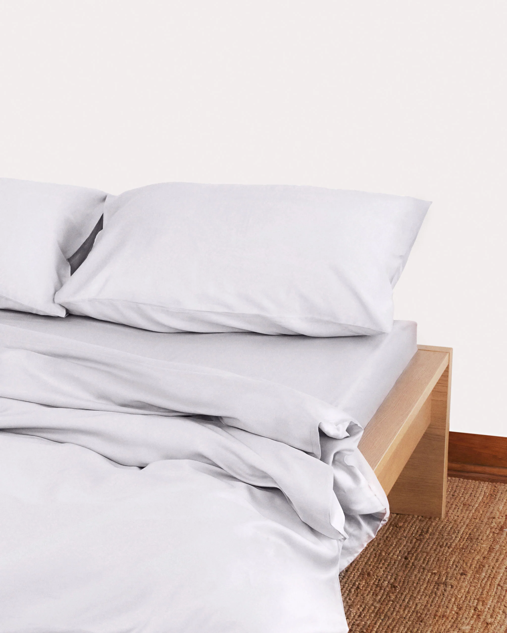 Lavish Sateen Duvet Cover - Grey - Image 2