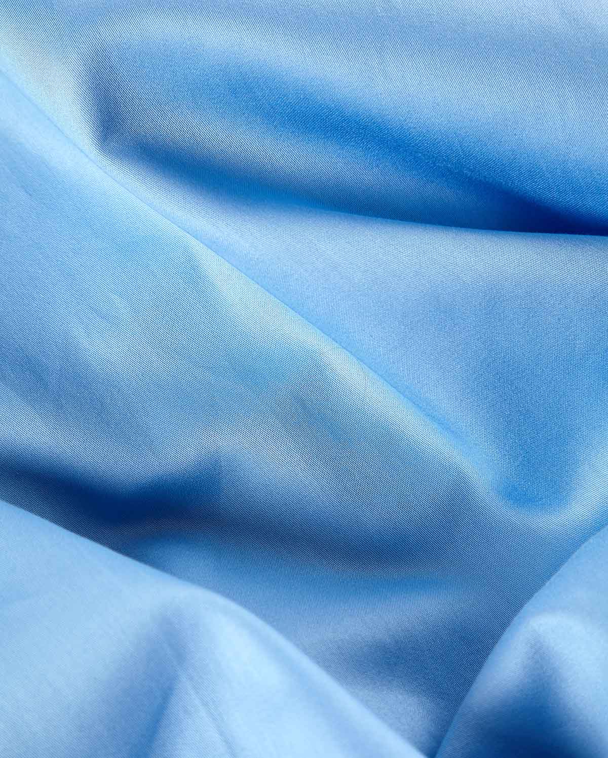 Lavish Sateen Fitted Sheet - Blue - Image 6