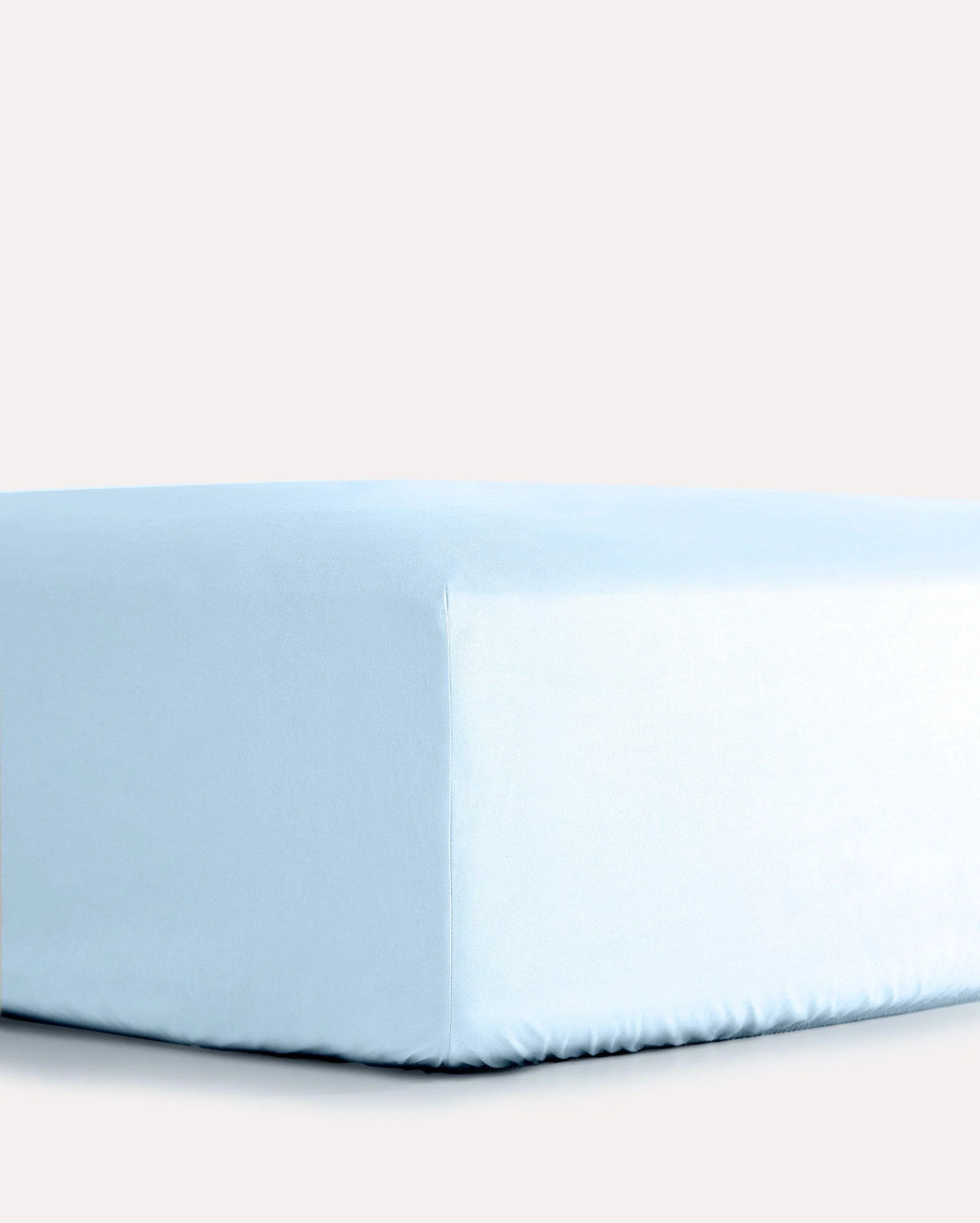 Lavish Sateen Fitted Sheet - Light Blue