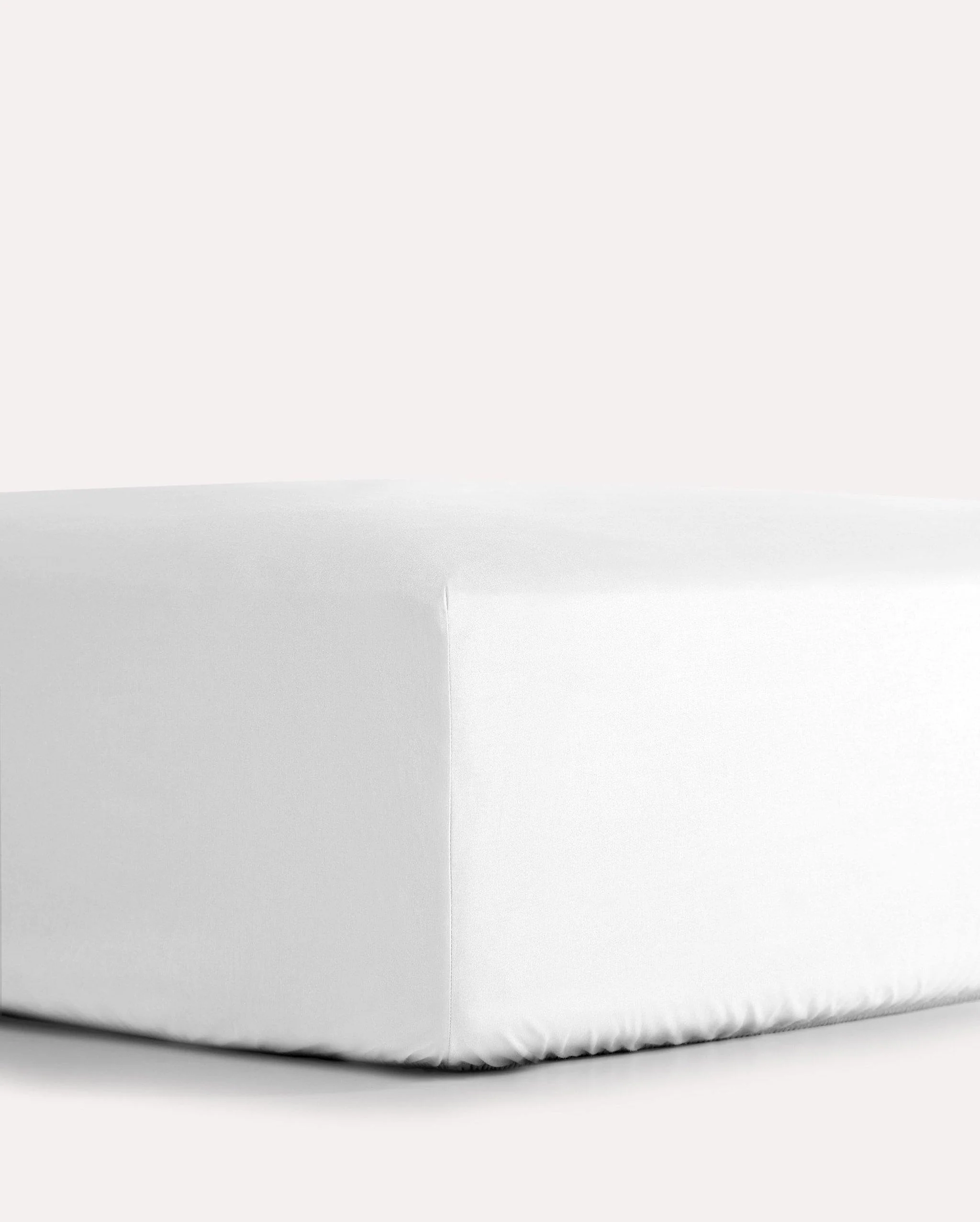 Lavish Sateen Fitted Sheet - White