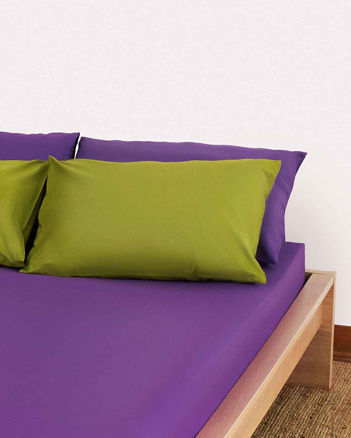 Lavish Sateen Pillowcase 2pcs - Green - Image 2
