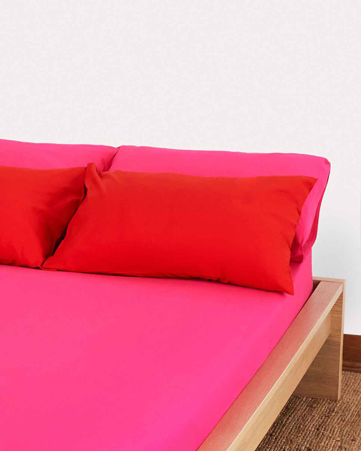 Lavish Sateen Pillowcase 2pcs - Fuchsia - Image 2