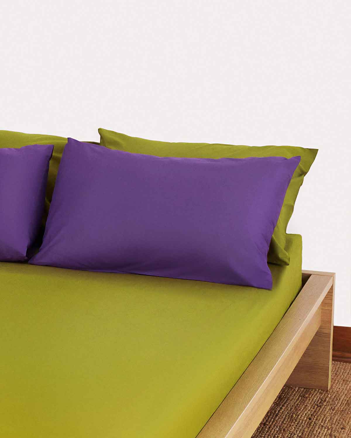 Lavish Sateen Pillowcase 2pcs - Purple - Image 2