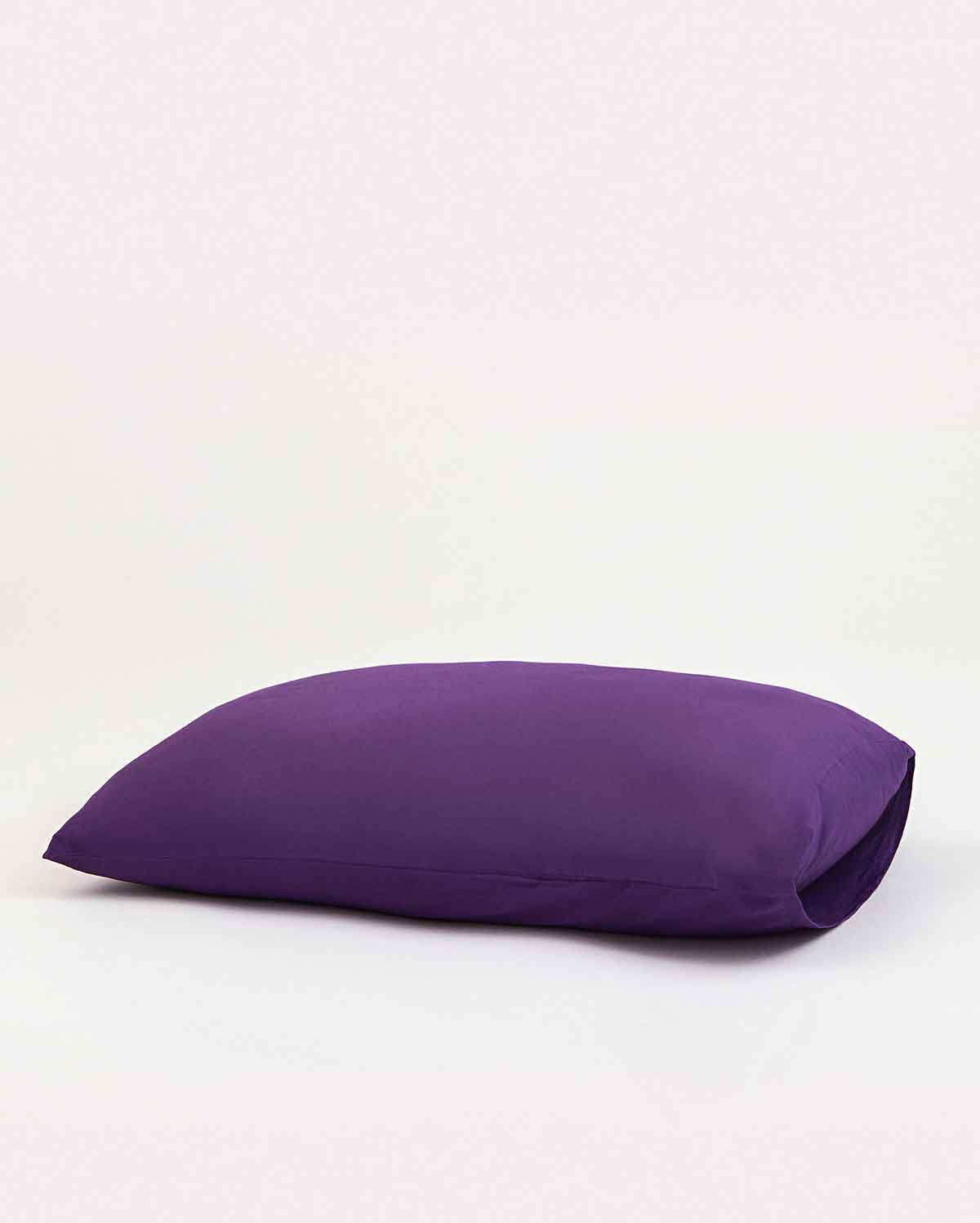 Lavish Sateen Pillowcase 2pcs - Purple - Image 3