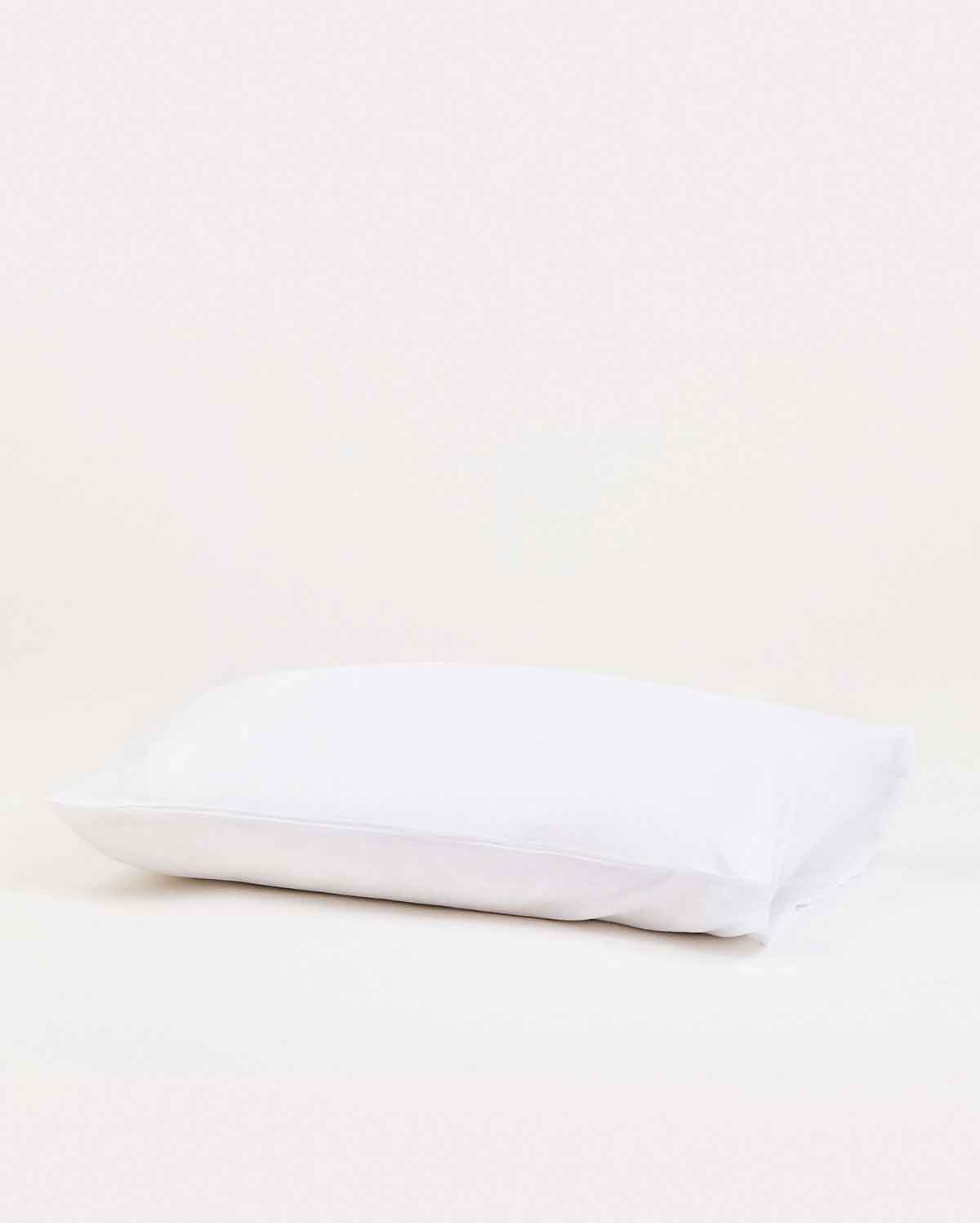 Lavish Sateen Pillowcase 2pcs - White - Image 4