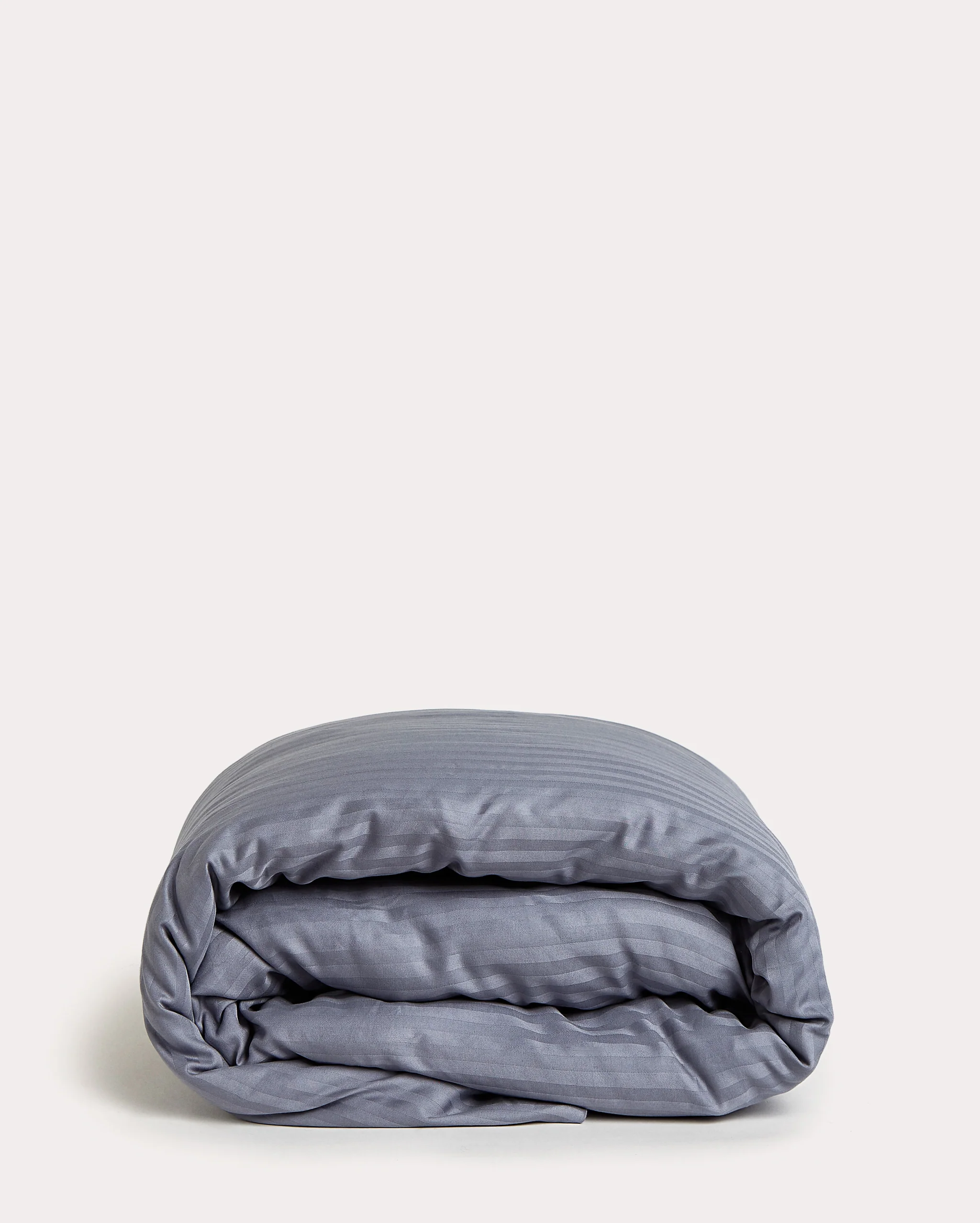 Sateen Stripe - Core Bedding Set - Dark Grey & Grey - Image 10