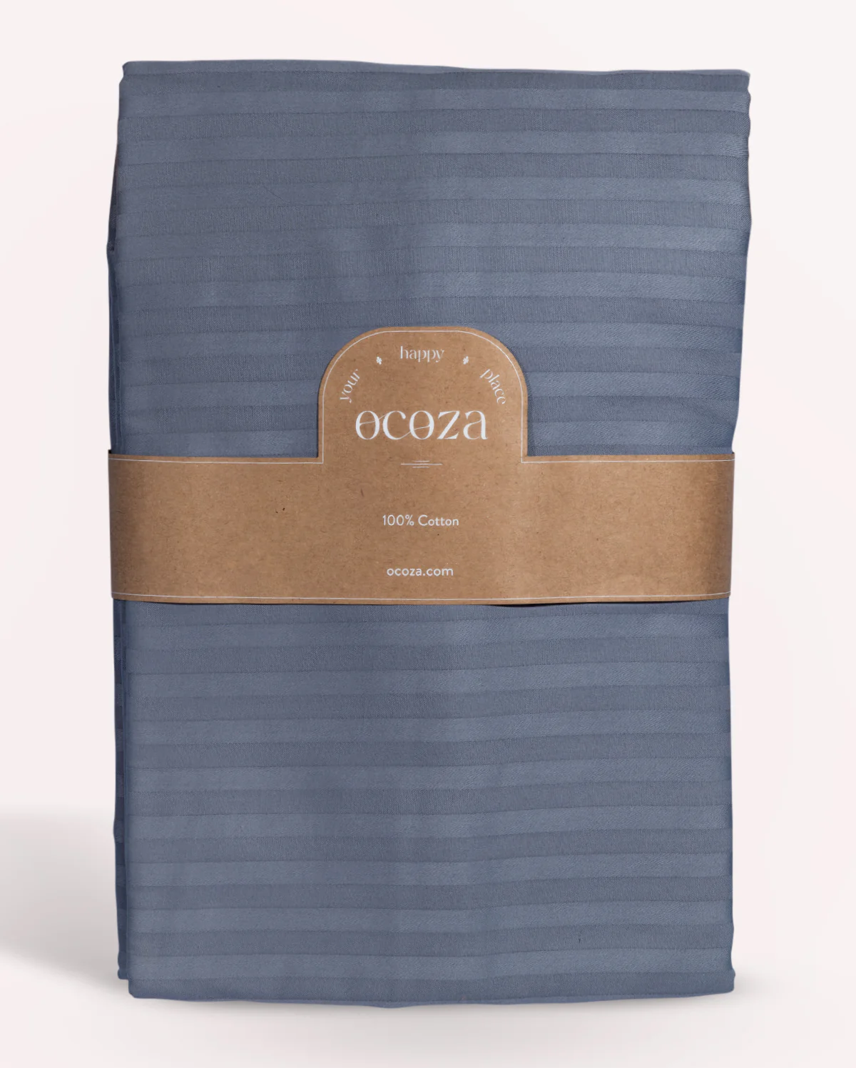 Sateen Stripe - Core Bedding Set - Dark Grey & Grey - Image 4