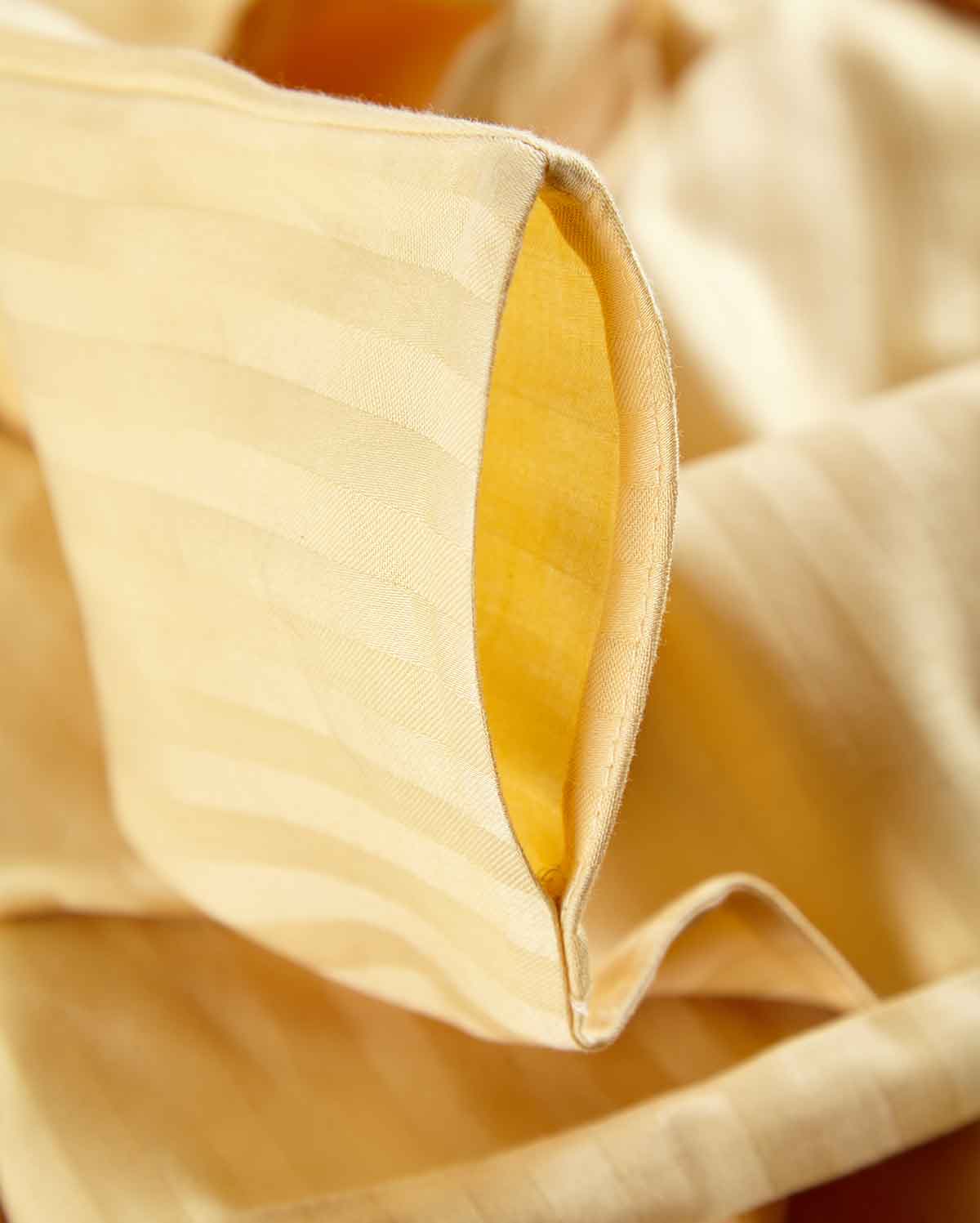 Sateen Stripe - Core Bedding Set - Gold - Image 6